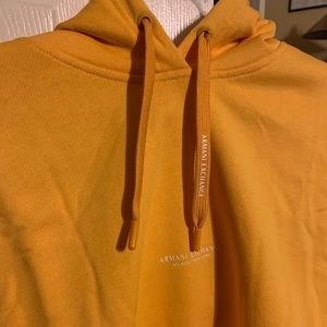 Yellow Armani Exchange Hoodie